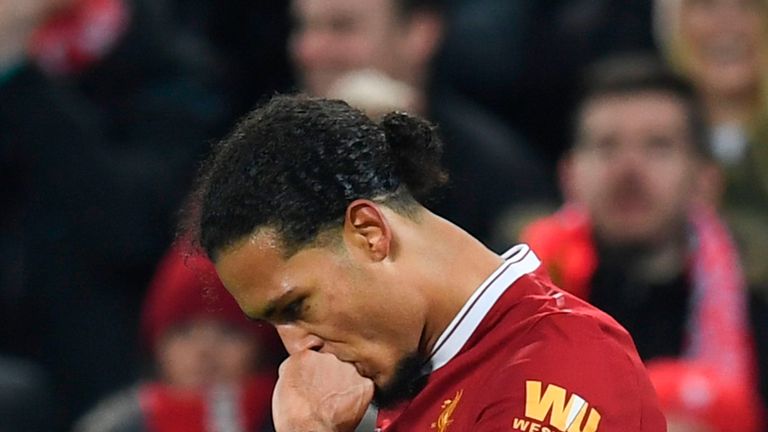 Van Dijk scored the winner on his debut against Everton