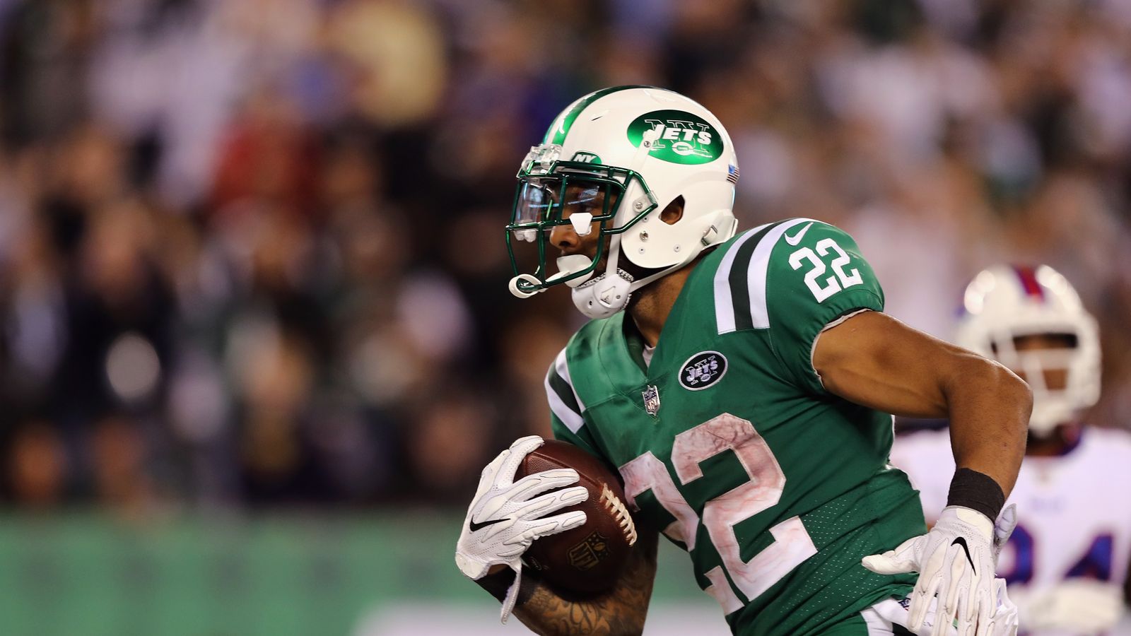 New York Jets running back Matt Forte carries for a touchdown