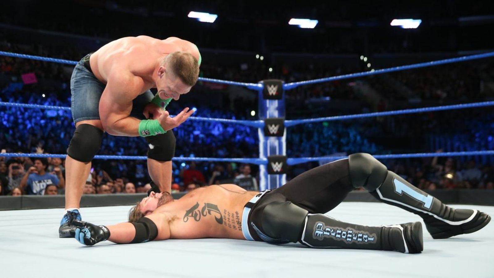 WWE SmackDown: John Cena Beats AJ Styles To Enter Fastlane Title Match ...