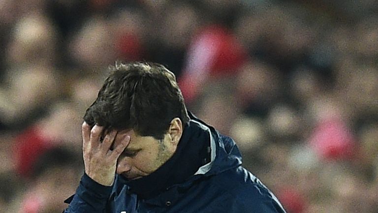 Mauricio Pochettino will be looking for a first Anfield win as Spurs boss