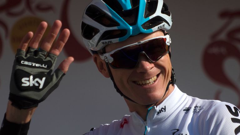 Chris Froome finished seventh on stage two of the Ruta del Sol