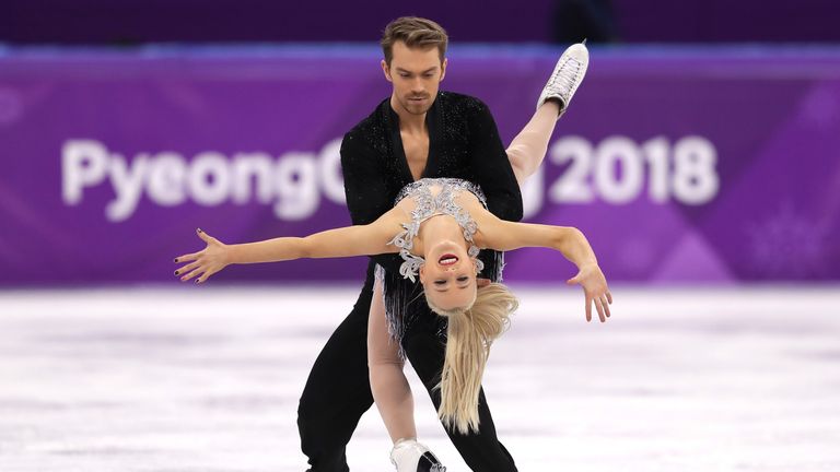 Great Britain's Penny Coomes and Nicholas Buckland finished outside the top 10