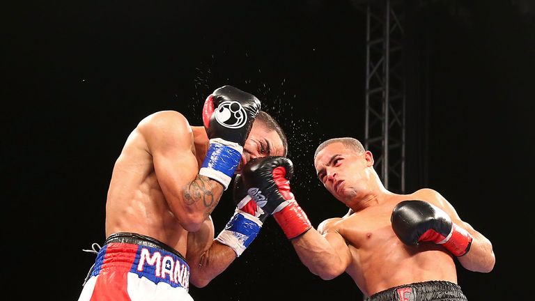 Emmanuel Rodriguez (R) is ranked No 3 by the IBF