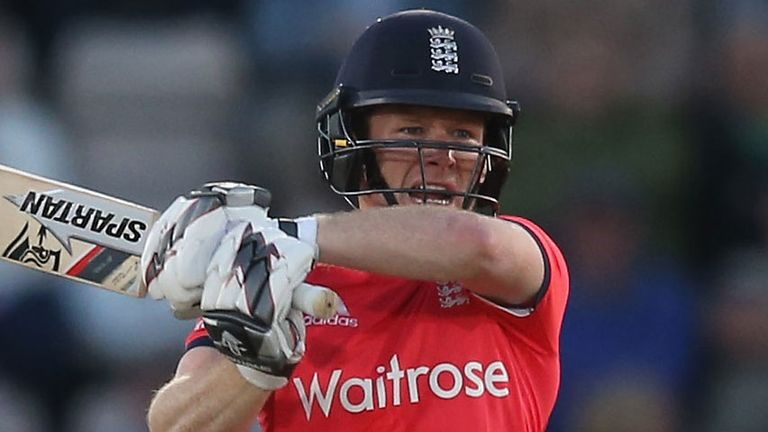 Eoin Morgan missed the defeat to Australia on Sunday