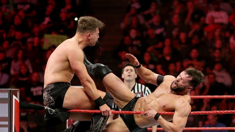 Finn Balor picked up a win over The Miz