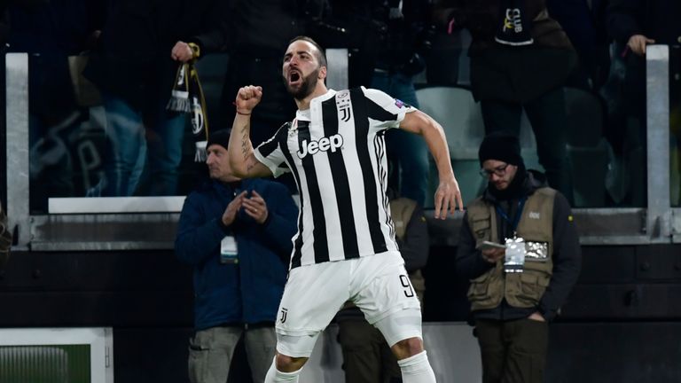 Gonzalo Higuain is fit to lead the line for Juventus