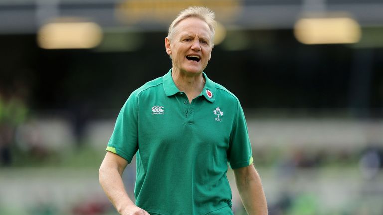 Ireland Head Coach Joe Schmidt engineered an expansive game plan that saw Ireland score eight tries