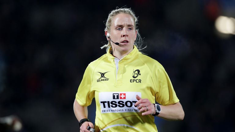 Joy Neville has made history as the first woman selected on a Rugby World Cup referee panel 