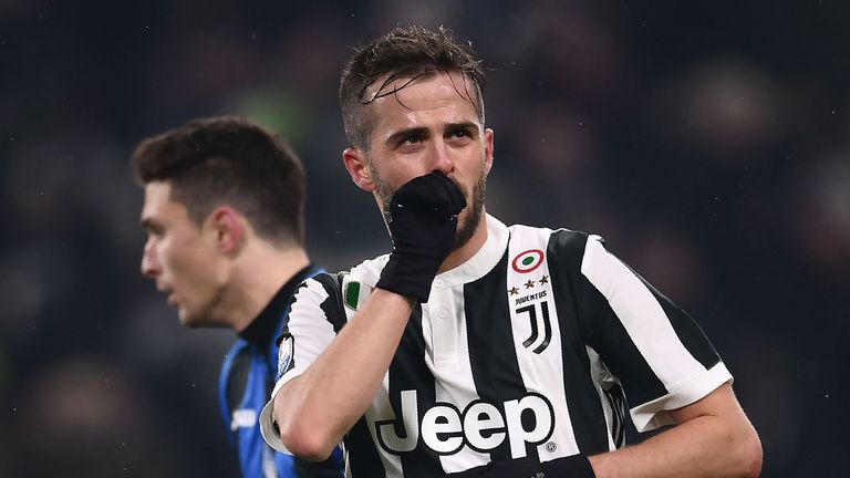 Barca are eyeing a move for Juve midfielder Miralem Pjanic