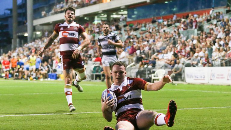 Liam Marshall scored two tries in eight first-half minutes
