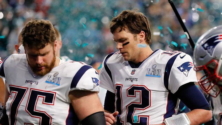 Tom Brady and the Patriots were defeated by the Eagles in last year's Super Bowl