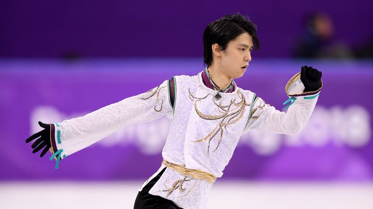 Yuzuru Hanyu won Olympic gold for Japan again in the men's figure skating competition