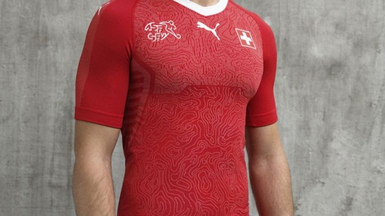Switzerland's World Cup home shirt