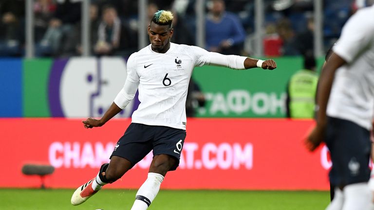 Paul Pogba scored a curling free-kick in the victory
