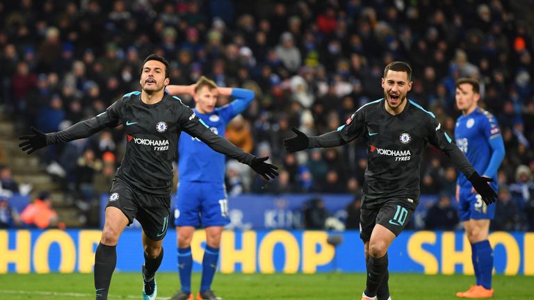 Pedro scored the winning goal for Chelsea in extra-time