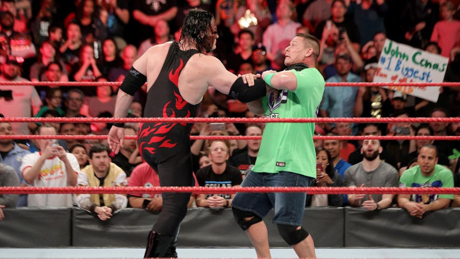 WWE Monday Night Raw: John Cena to take on Kane.