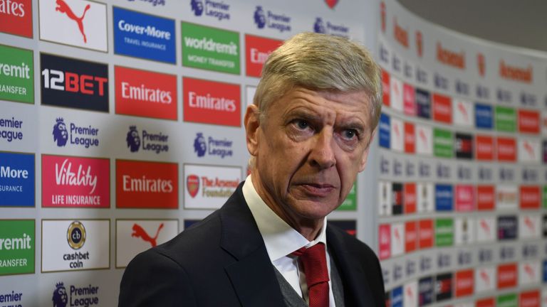 Arsene Wenger refuses to get involved in a war of words with Troy Deeney