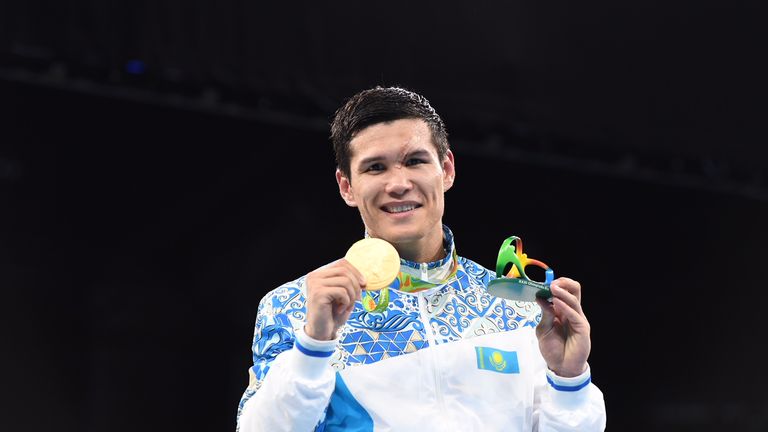 Yeleussinov claimed welterweight gold for Kazakhstan at the 2016 Olympic Games