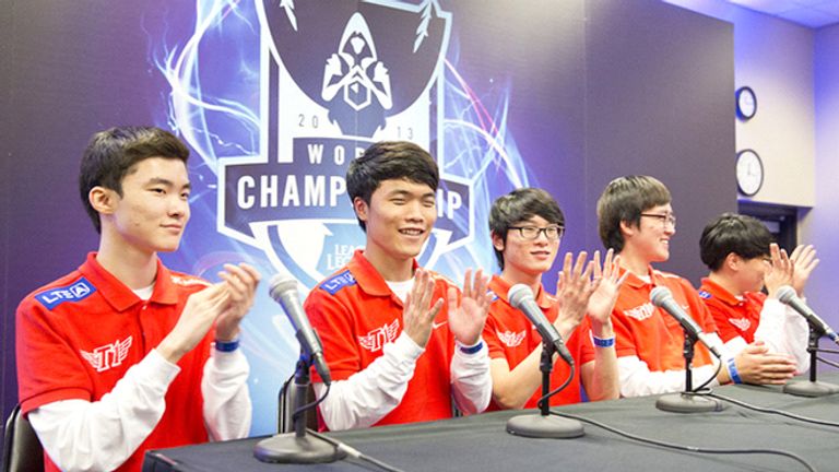 The 2013 World Champions. Of these five players, only one remains on the roster today. The rest have had their playstyles invalidated by the constantly changing game (credit: Riot Games)