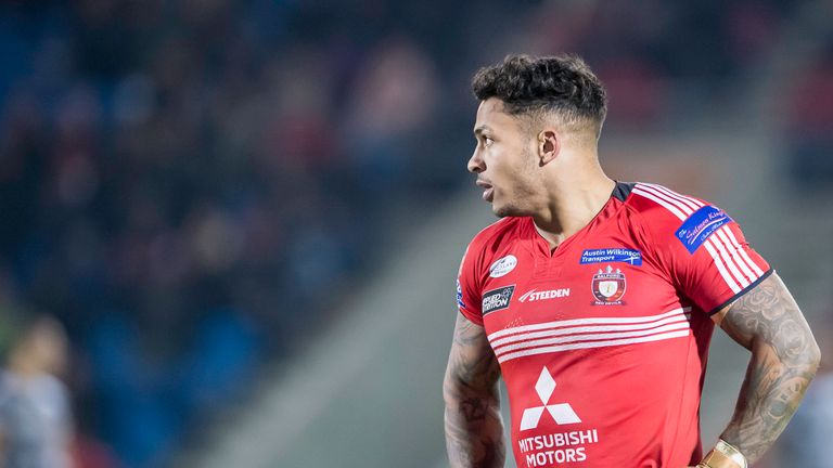 Greg Johnson's try could not prevent another defeat for Salford