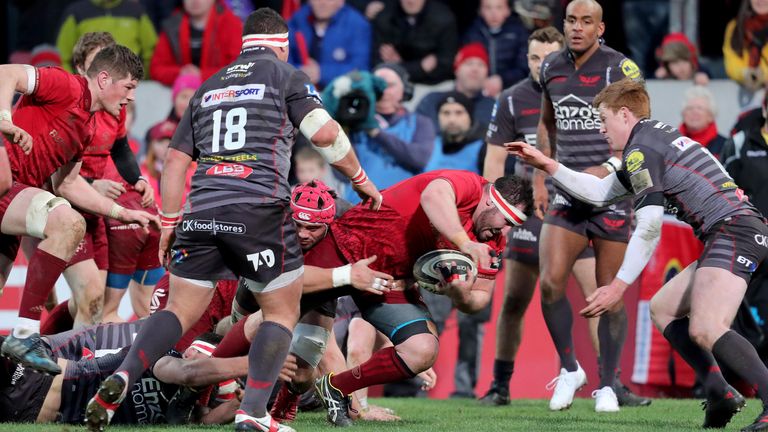 James Cronin inexplicably had a try ruled out by TMO Matteo Liperini and Referee Marius Mitrea