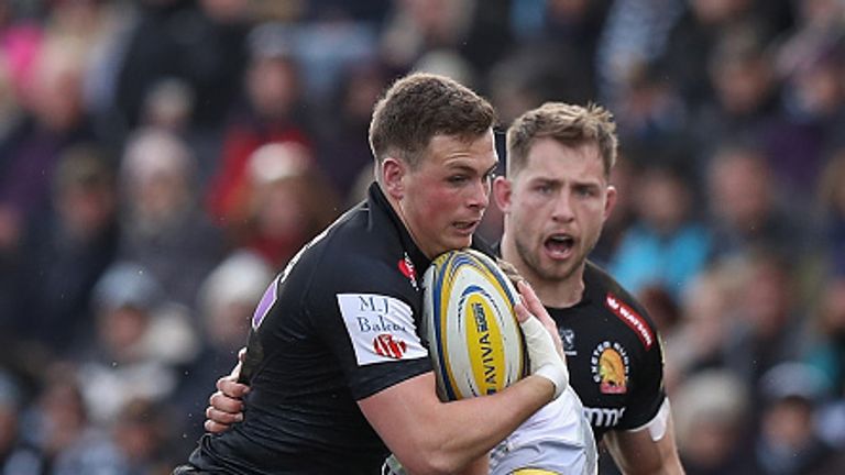 Exeter fly-half Joe Simmonds delivered a man-of-the-match performance