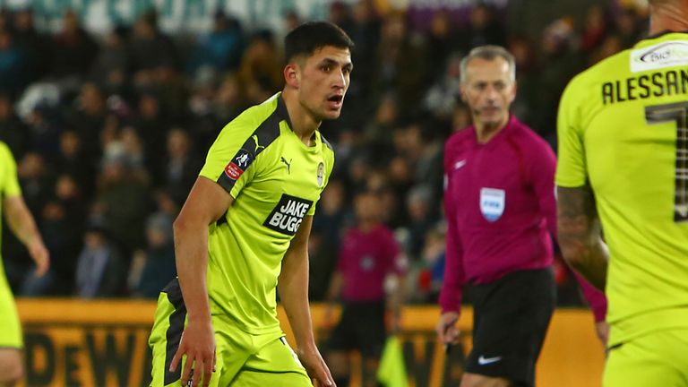 Noor Husin has scored two goals in 11 games for Notts County