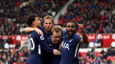 Image of Tottenham face Manchester City on Saturday, live on Sky Sports Premier League