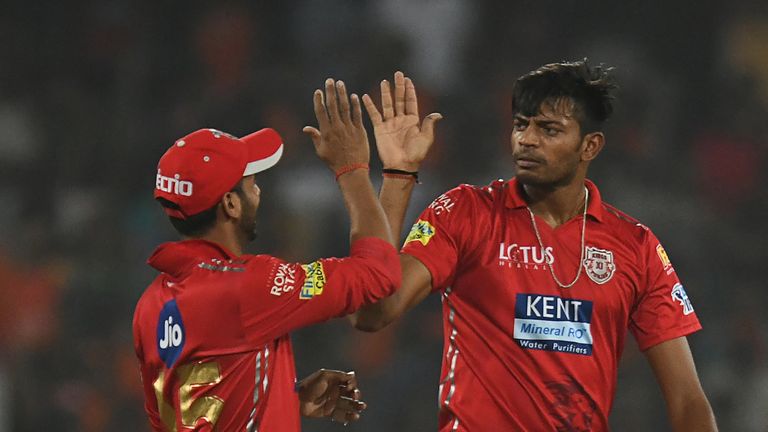 Ankit Rajpoot is back in action for Kings XI Punjab after taking 5-14 against Sunrisers (Credit: AFP)