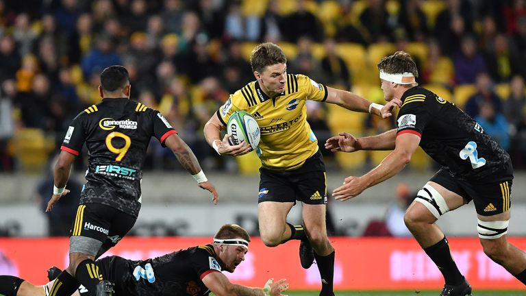 Beauden Barrett put in a superb display in Wellington as the Hurricanes overcame the Chiefs