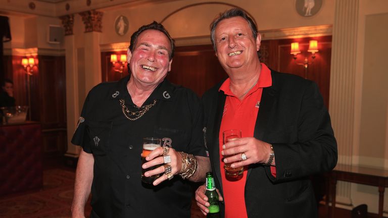 Bobby George (left) had been a friend of Bristow's since their teens