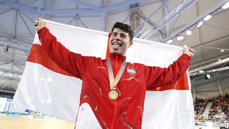 Charlie Tanfield won the men's 4000m individual pursuit