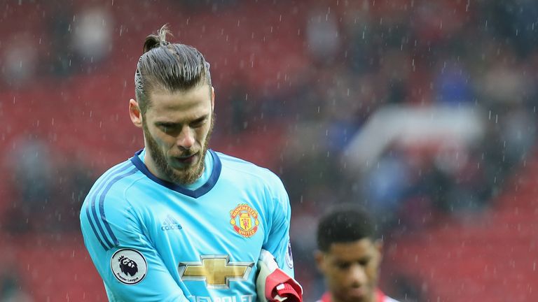 David De Gea says the United players are feeling down after losing to West Brom