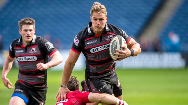 Van Der Merwe soon romped home for Edinburgh's second score inside the opening 10 minutes 