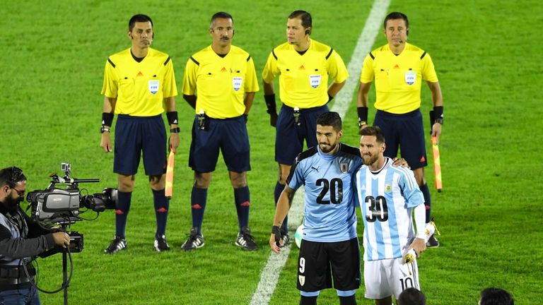 Luis Suarez and Lionel Messi are behind the 2030 World Cup bid