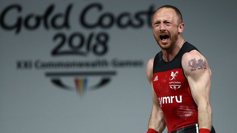 Gareth Evans is the first gold medallist for Wales at the 2018 Commonwealth Games
