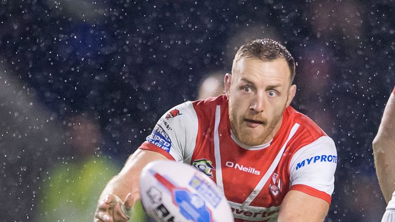 James Roby scored his 100th try for St Helens