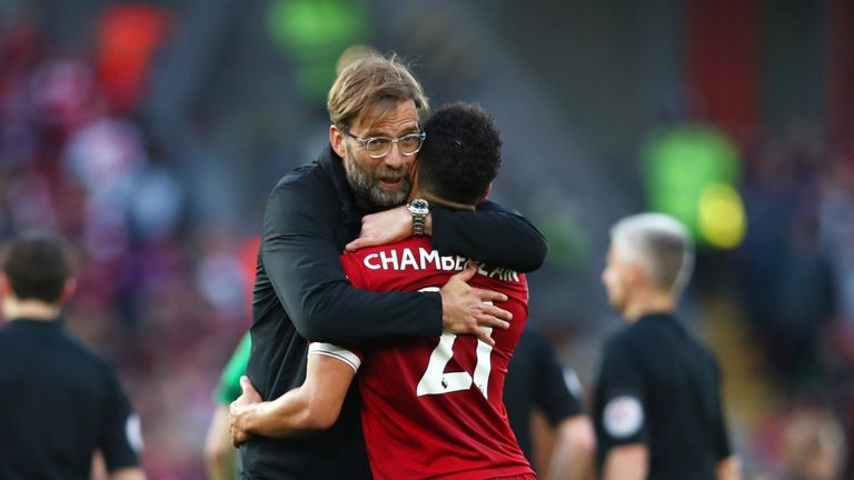 Jurgen Klopp hopes Oxlade-Chamberlain's injury problems are now behind him