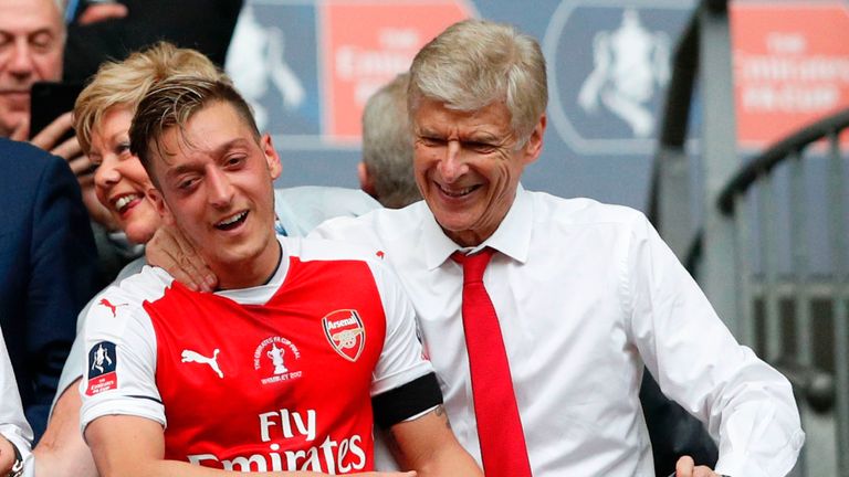 Image result for wenger on ozil