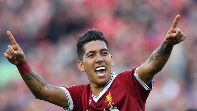 Roberto Firmino pipped Sergio Aguero in Neville's XI