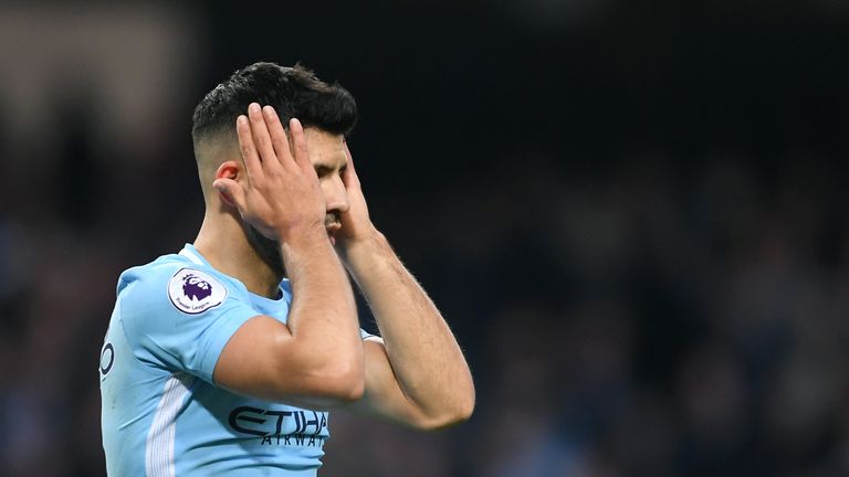 Guardiola is unsure when Aguero will return from his latest injury setback