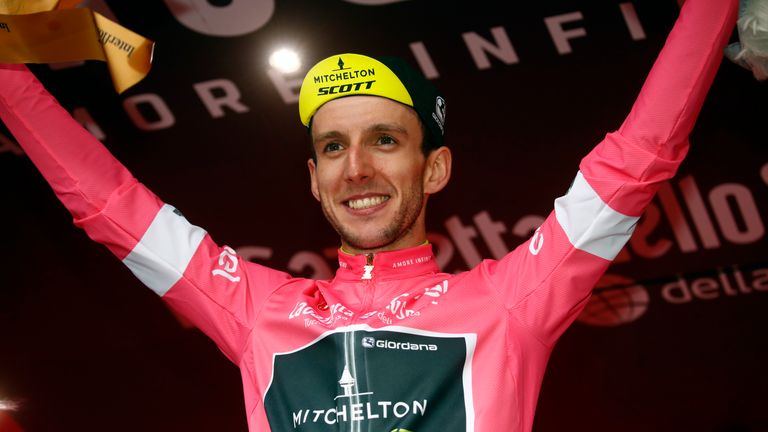 Simon Yates retained the pink jersey despite finishing 22nd in Tuesday's time trial