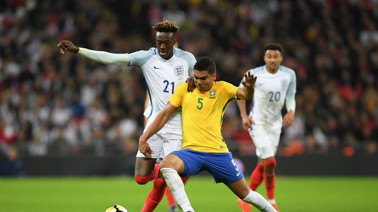 Casemiro featured against England last November