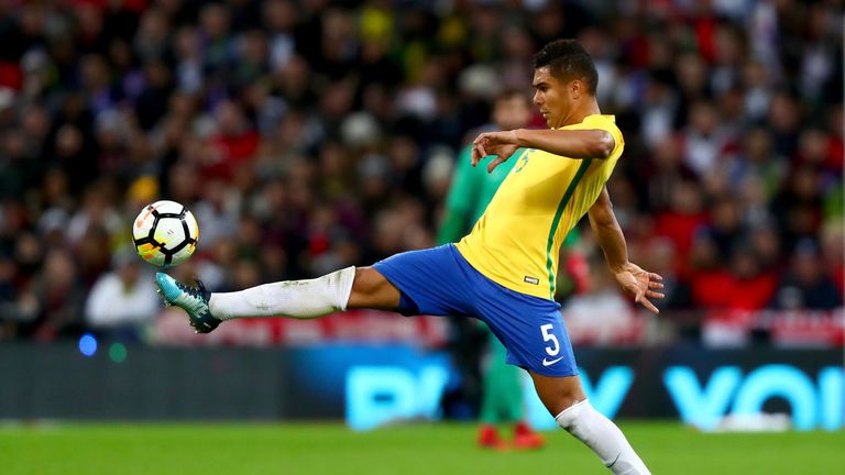 Casemiro made his debut for Brazil as a 19-year-old in 2011