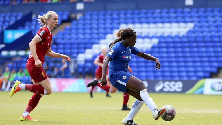 Aluko scored 47 league goals for Chelsea ladies over two spells