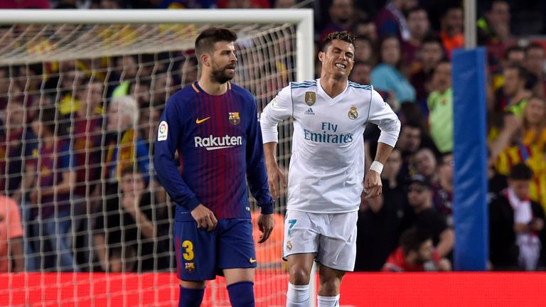 Cristiano Ronaldo was replaced at half-time