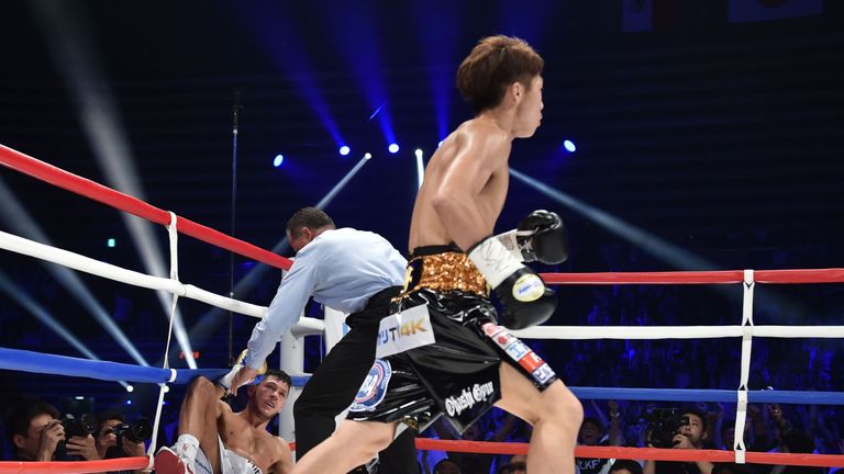 Inoue became the new WBA 'World' bantamweight champion