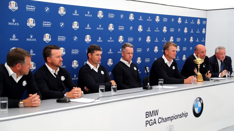 Thomas Bjorn now has all his vice-captains in place for the Ryder Cup