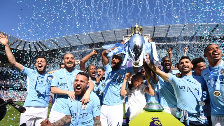 32 wins and 100 points saw Manchester City clinch the Premier League title in record-breaking fashion