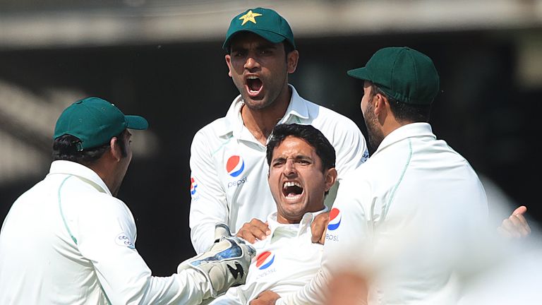 Mohammad Abbas led the way for Pakistan with eight wickets at Lord's